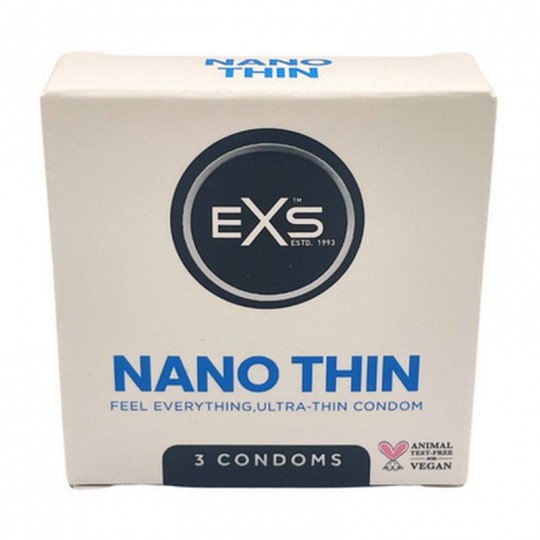 EXS NANO THIN - CONDOMS - 3 PIECES