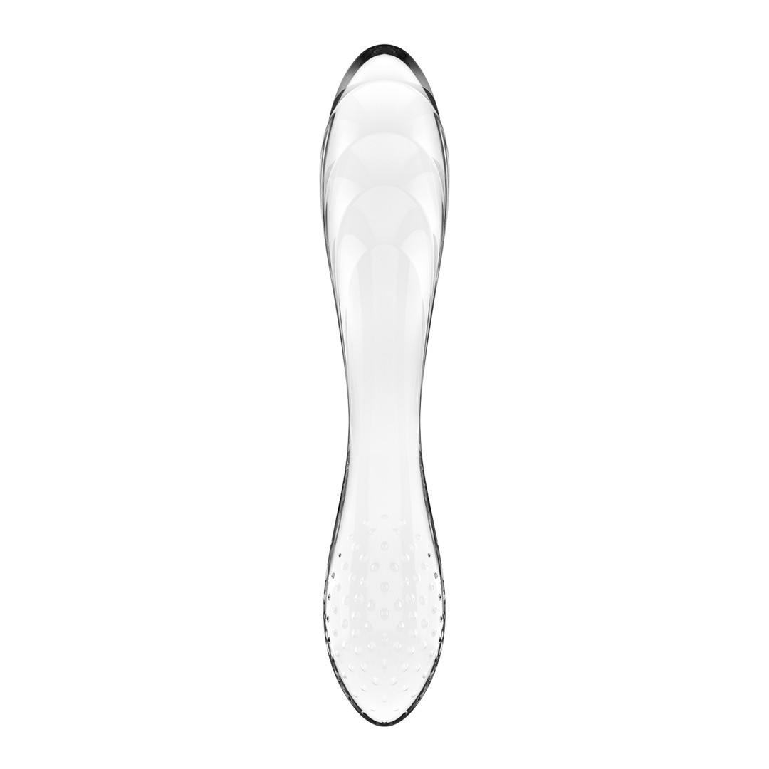 DAZZLING CRYSTAL 1 - GLASS DILDO - TRANSPARENT