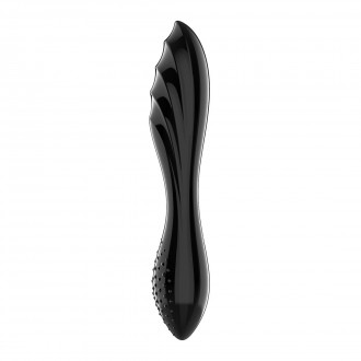 DAZZLING CRYSTAL 1 - GLASS DILDO - BLACK