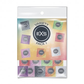 EXS VARIETY PACK 1 - CONDOMS - 42 PIECES