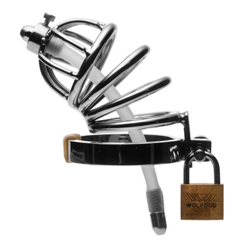 STAINLESS STEEL CHASTITY CAGE