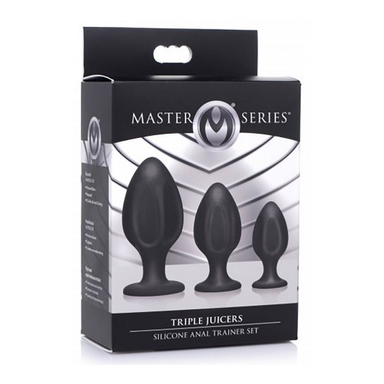 TRIPLE JUICERS - SILICONE ANAL TRAINER SET