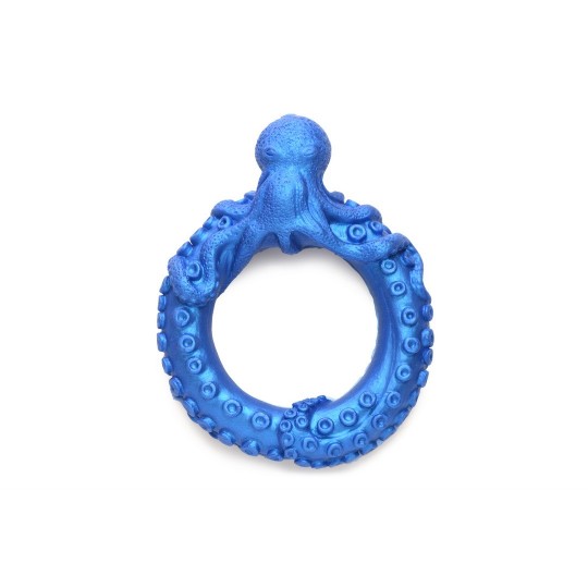 POSEIDON&#039;S OCTO-RING - SILICONE COCK RING - BLUE