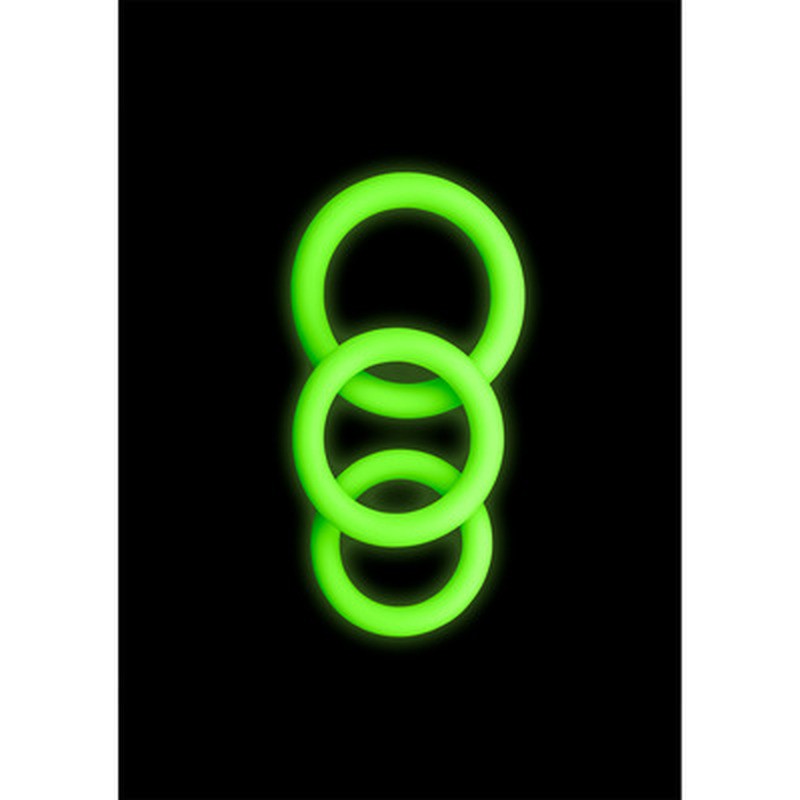 COCKRING SET - GLOW IN THE DARK - 3 PIECES