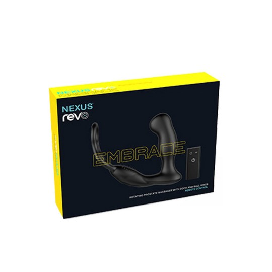 REVO EMBRACE - WATERPROOF ROTATING PROSTATE MASSAGER WITH REMOTE CONTROL