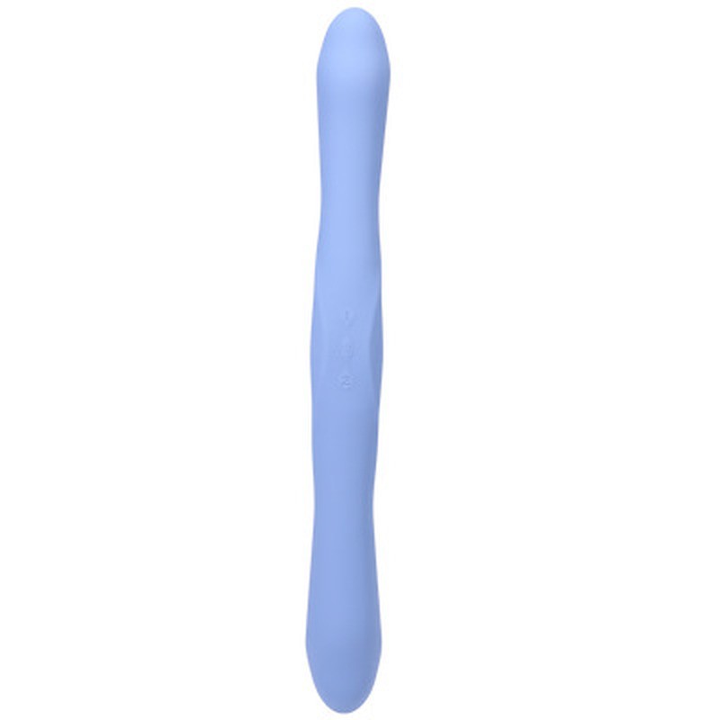 DUET - DOUBLE ENDED VIBRATOR WITH WIRELESS REMOTE - PERIWINKLE