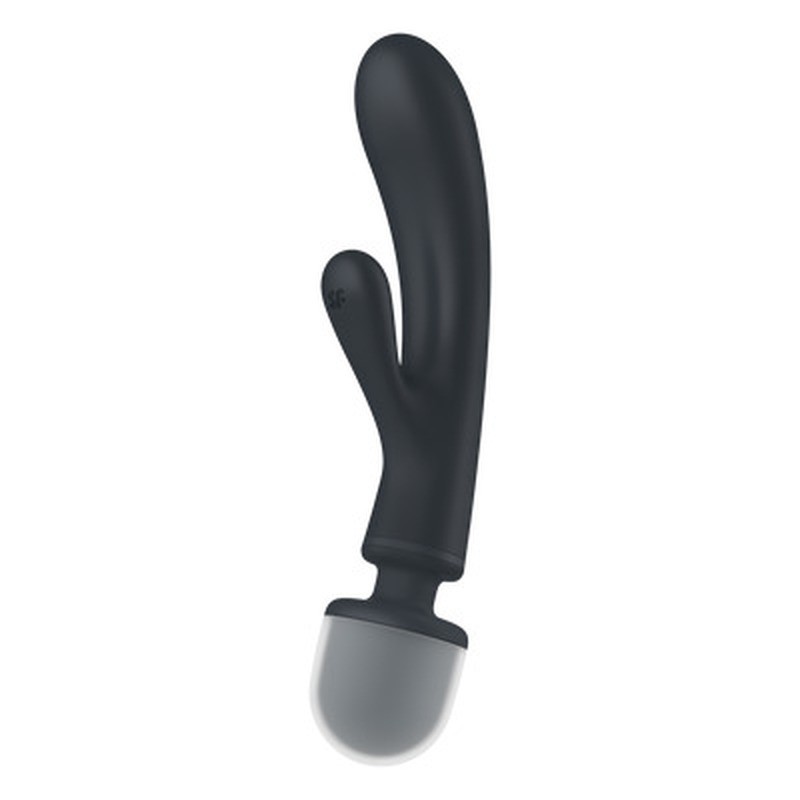 TRIPLE LOVER - HYBRID WAND VIBRATOR - GREY