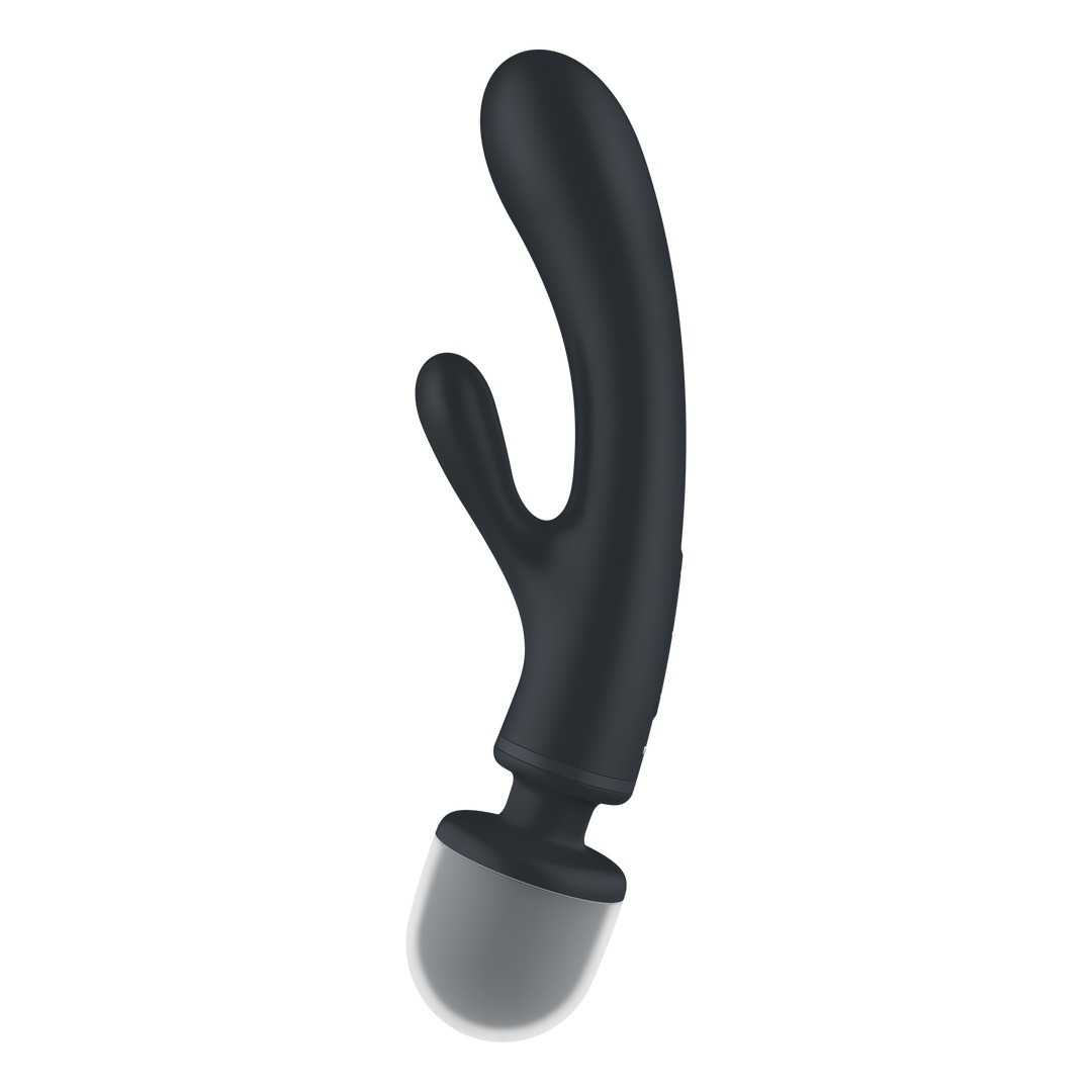 TRIPLE LOVER - HYBRID WAND VIBRATOR - GREY