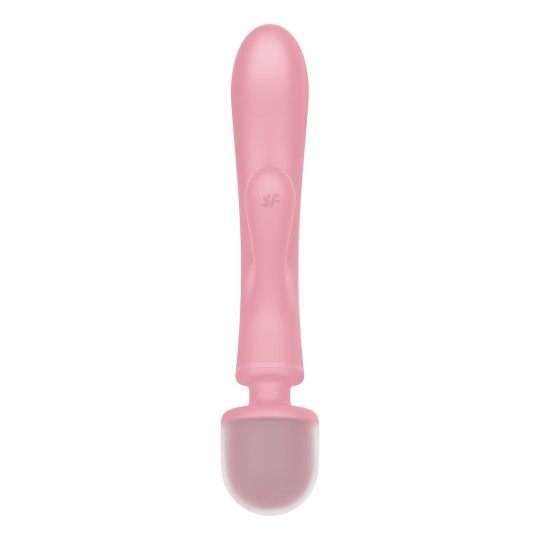 TRIPLE LOVER - HYBRID WAND VIBRATOR - PINK