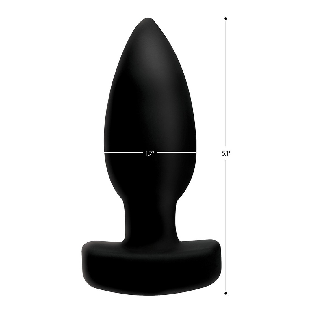 SMOOTH VIBRATING ANAL PLUG WITH REMOTE CONTROL