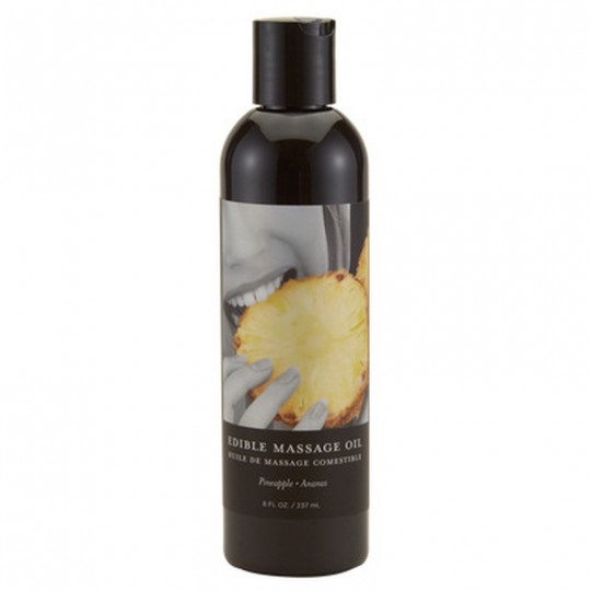 PINEAPPLE EDIBLE MASSAGE OIL - 8 FL OZ / 237 ML