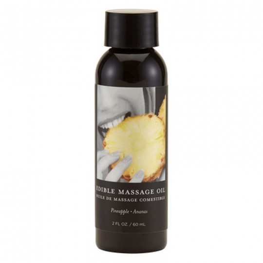 PINEAPPLE EDIBLE MASSAGE OIL - 2 FL OZ / 60 ML