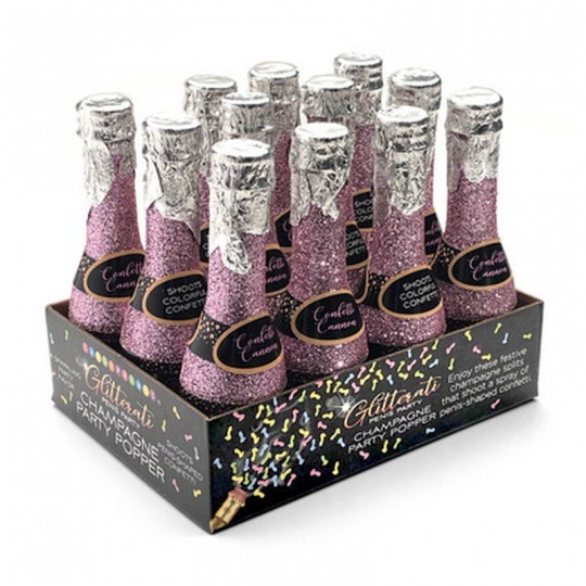 GLITTERATI - CHAMPAGNE CONFETTI - DISPLAY OF 12