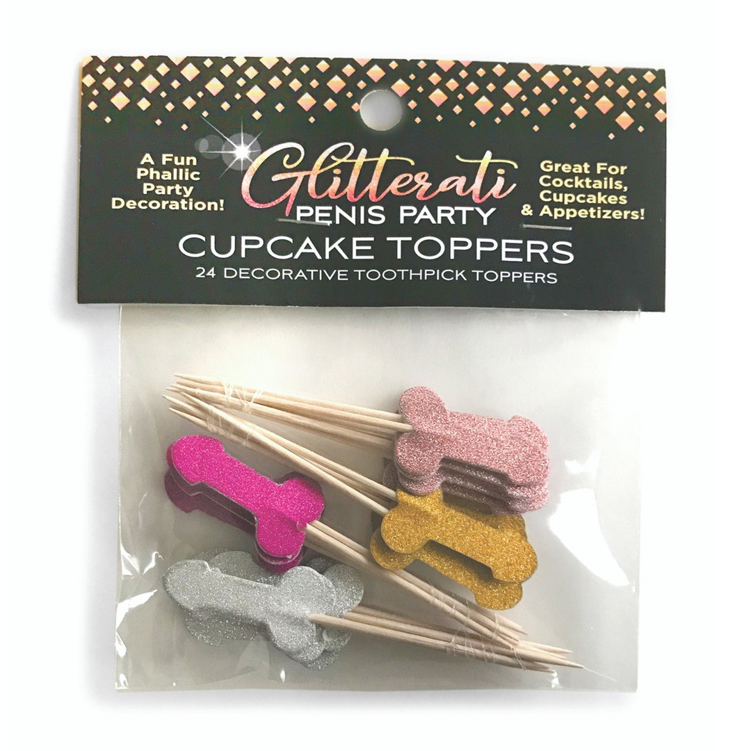 GLITTERATI - PENIS CUPCAKE SET