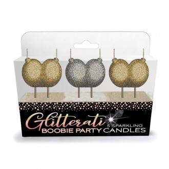 GLITTERATI - BOOBIE CANDLE SET