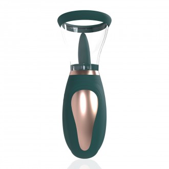 ENHANCE - RECHARGEABLE VULVA AND BREAST PUMP - FOREST GREEN