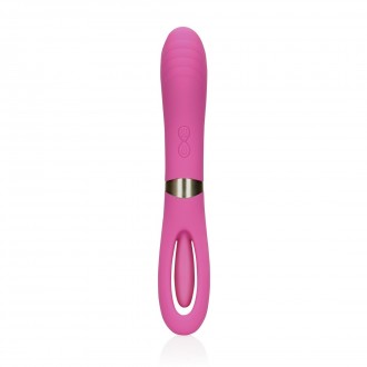 DOUBLE-SIDED FLAPPING AND G-SPOT VIBRATOR - EXUBERANT PINK