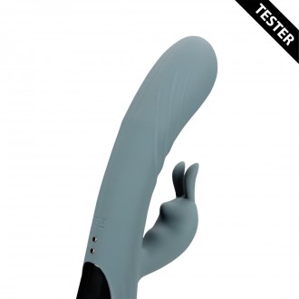 FINGERING MOTION RABBIT VIBRATOR - WEATHERVANE GREY - TESTER