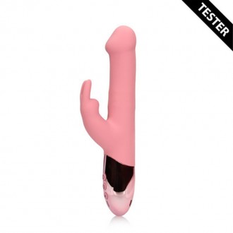 ROTATING BEADS RABBIT VIBRATOR - PINK ARABESQUE - TESTER