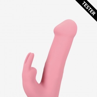 ROTATING BEADS RABBIT VIBRATOR - PINK ARABESQUE - TESTER