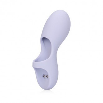 SILICONE FINGER VIBRATOR - LAVENDER