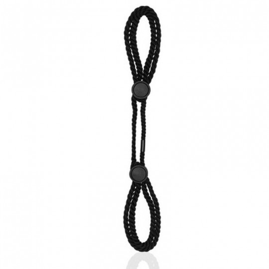 ADJUSTABLE ROPE HAND CUFFS - BLACK