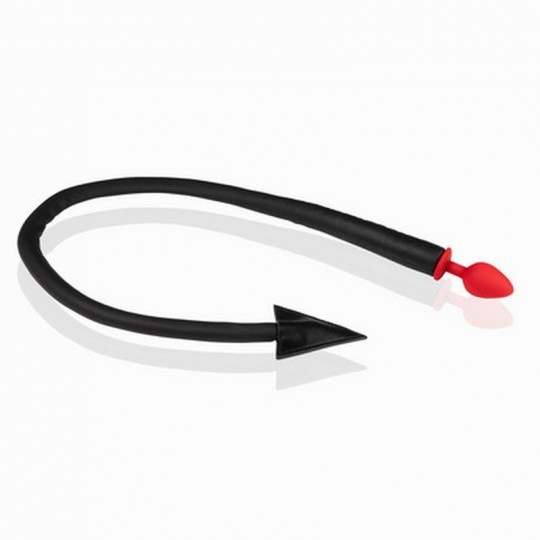 SILICONE ANAL PLUG DEVIL&#039;S TAIL - BLACK