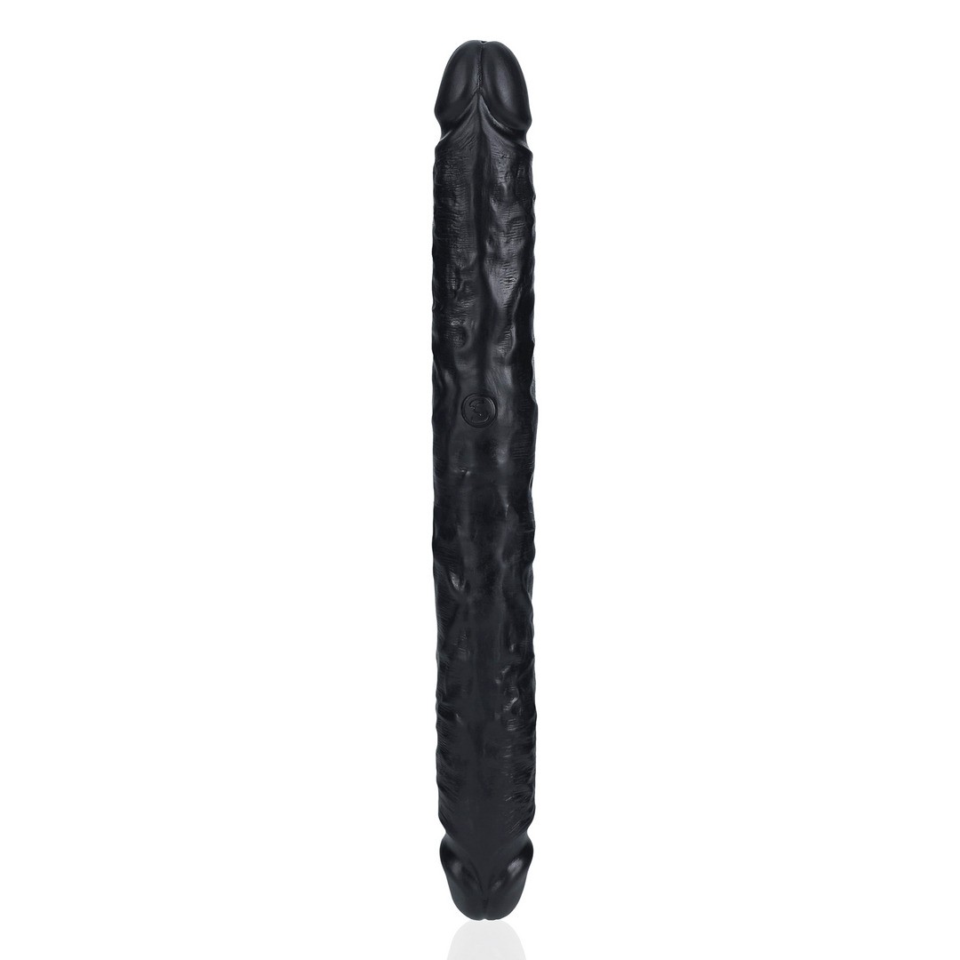 SLIM DOUBLE ENDED DONG 12 / 30,5 CM - BLACK