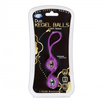 DUO KEGEL BALLS WITH SLEEVE