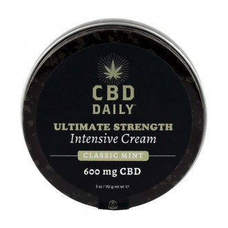 CBD DAILY ULTIMATE STRENGTH INTENSIVE CREAM - CLASSIC MINT - 5 OZ / 142 G