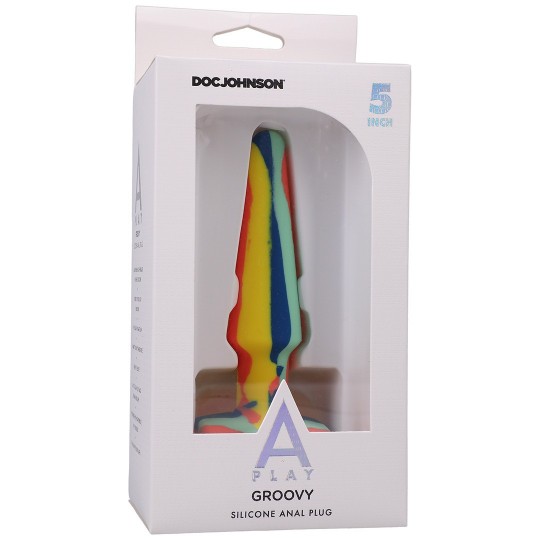 GROOVY - SILICONE ANAL PLUG - 5\&#039;\&#039; / 12 CM