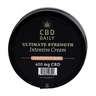 CBD DAILY ULTIMATE STRENGTH INTENSIVE CREAM - GRAPEFRUIT MINT - 5 OZ / 142 G