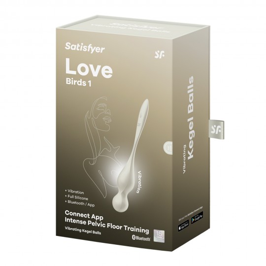 LOVE BIRDS 1 - KEGEL EXERCISES AND G-SPOT STIMULATION - WHITE