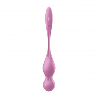 BOULES VAGINALES AVEC VIBRATION LOVE BIRDS 1 SATISFYER ROSE