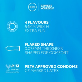 EXS BANANA - CONDOMS - 100 PIECES