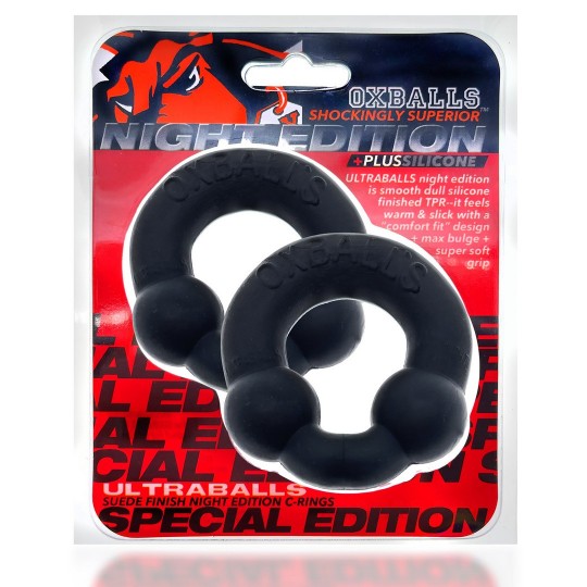 ULTRABALLS - 2-PACK NODULE PRESSURE COCKRINGS - NIGHT