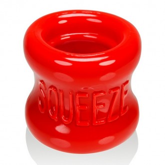 ANNEAU SQUEEZE - HOURGLASS BALLSTRETCHER - ROUGE OXBALLS