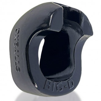 BIG-D - BIGGER BULGE COCKRING WITH SHAFT GRIPPERS - BLACK