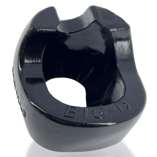 BIG-D - BIGGER BULGE COCKRING WITH SHAFT GRIPPERS - BLACK