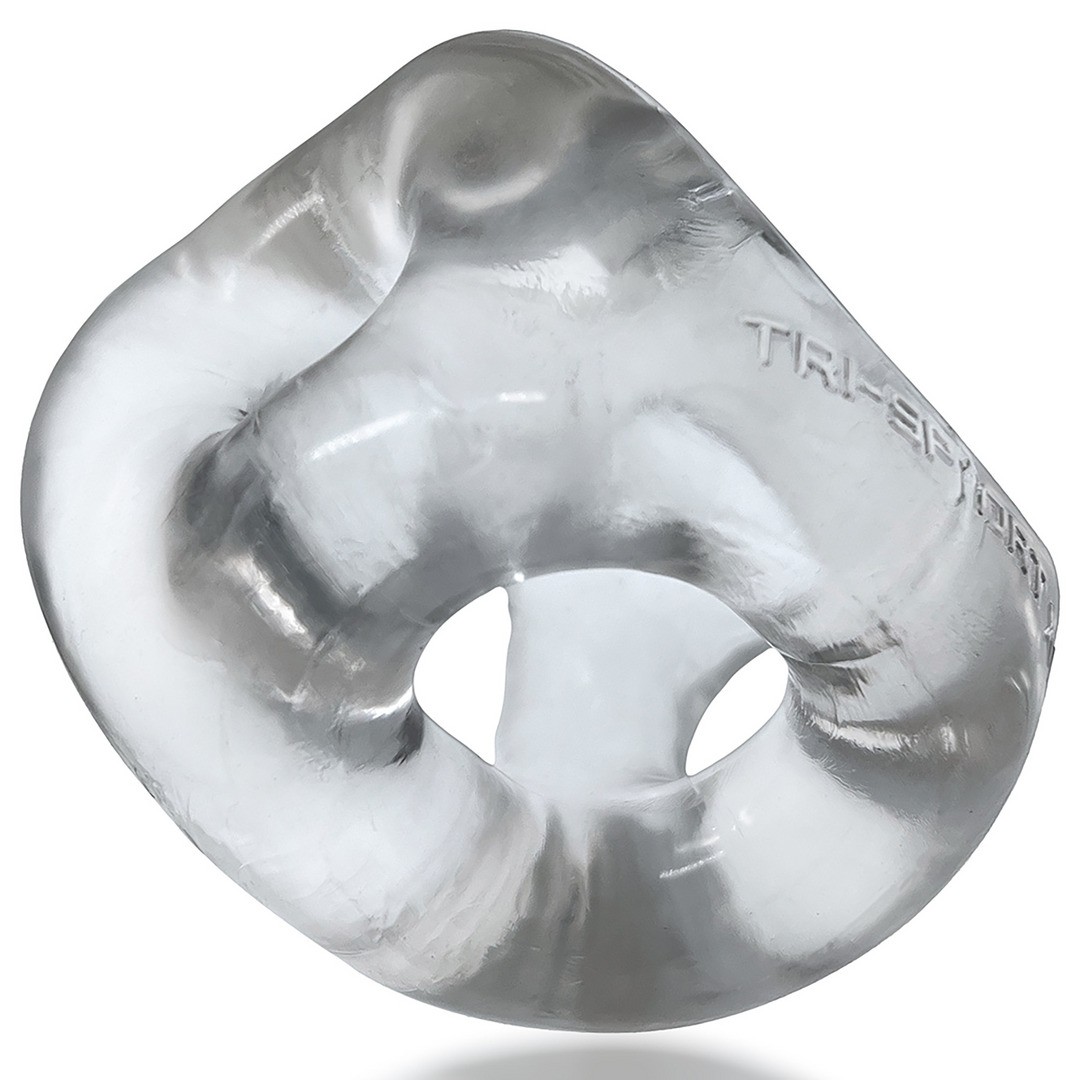 TRI-SPORT XL - THICKER 3-RING COCKSLING - CLEAR