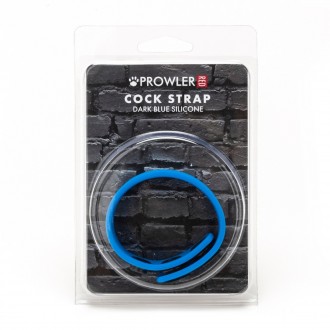 SILICONE COCK STRAP - DARK BLUE