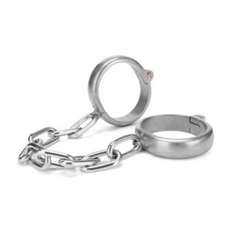 HEAVY DUTY HAND CUFFS - SILVER