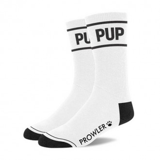 PUP SOCKS - WHITE/BLACK