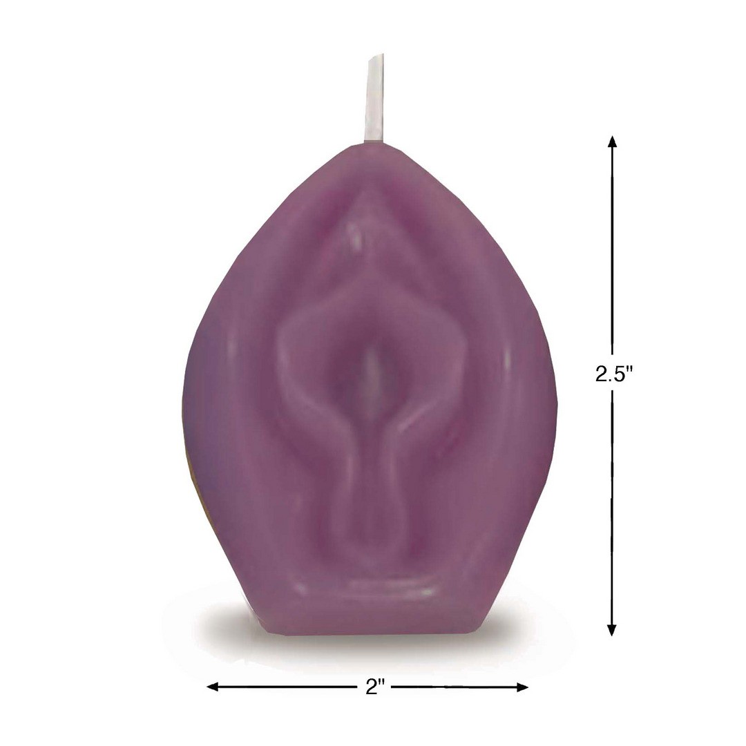 EDEN’S CANDLE - VANILLA SCENTED VAGINA - EGGPLANT