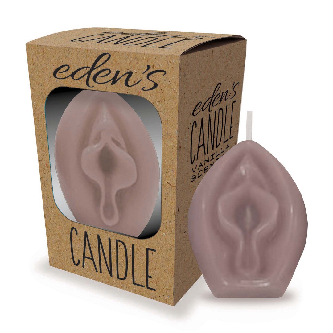 EDEN’S CANDLE - VANILLA SCENTED VAGINA - TAUPE