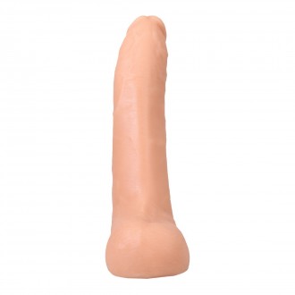 DOC JOHNSON DAN DAMAGE - REALISTIC ULTRASKYN DILDO - 10\" / 25 CM - VANILLA