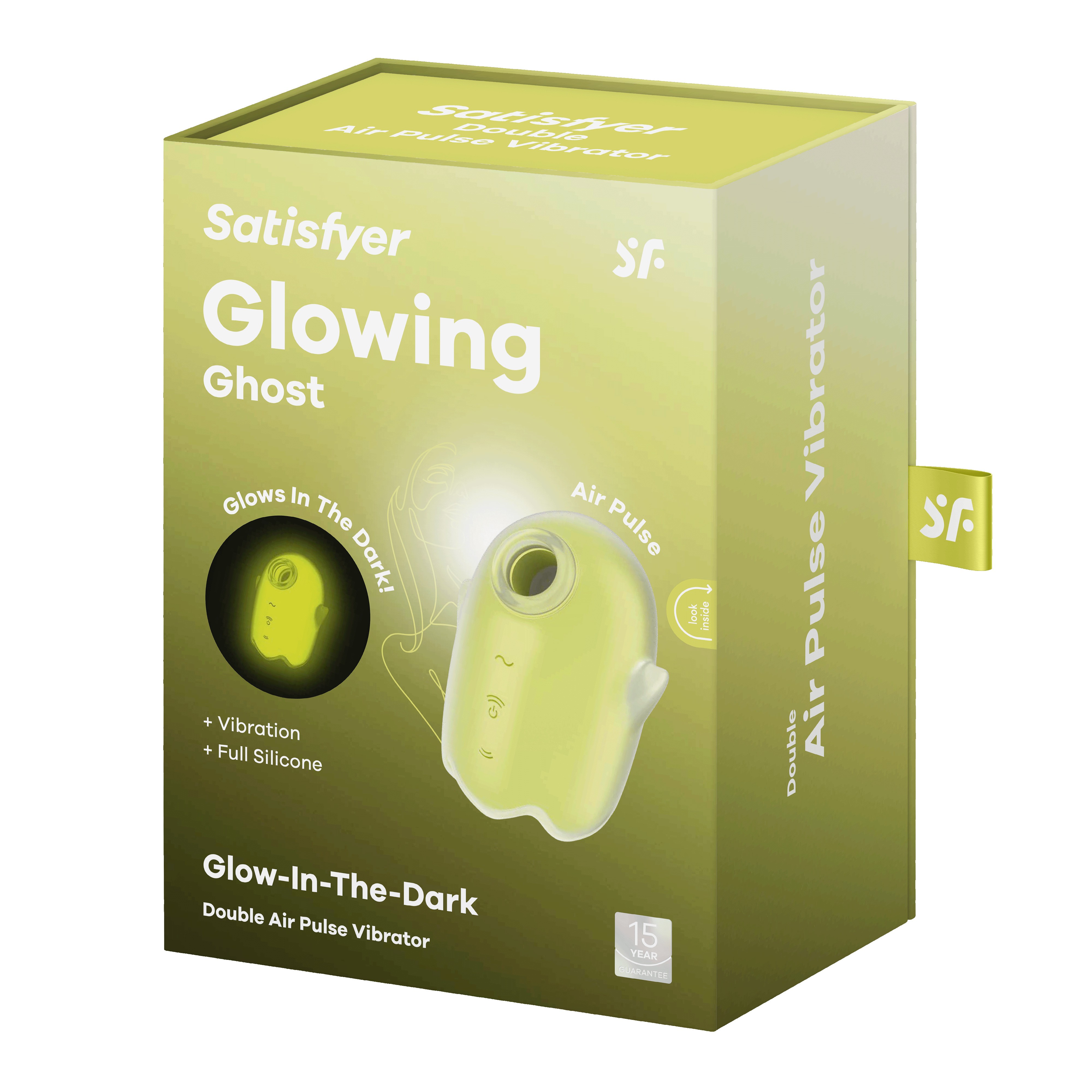 SATISFYER GLOWING GHOST STIMULATOR YELLOW