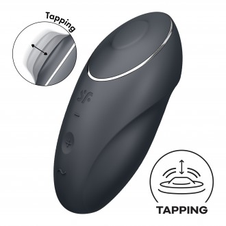 SATISFYER TAP & CLIMAX 1 GREY STIMULATOR