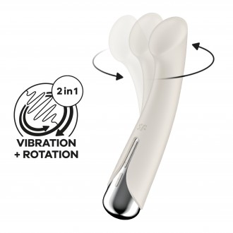 VIBRADOR SPINNING G-SPOT 1 BEIGE SATISFYER