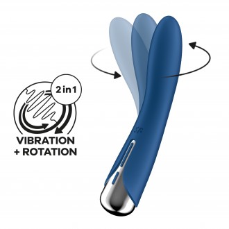 SATISFYER SPINNING VIBE 1 VIBRATOR BLUE